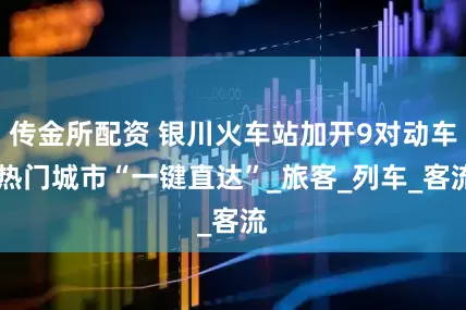 传金所配资 银川火车站加开9对动车 热门城市“一键直达”_旅客_列车_客流